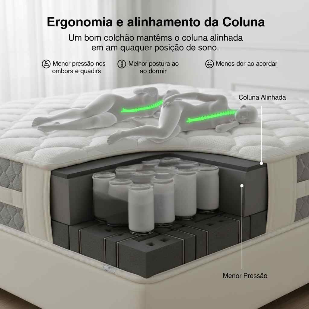 Ergonomia e alinhamento da coluna